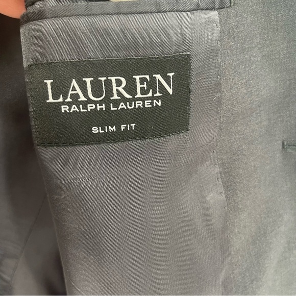 Lauren Ralph Lauren Sport Coat Men's 44 R Slim Fit Wool Jacket Blazer 2 Button - Picture 5 of 10